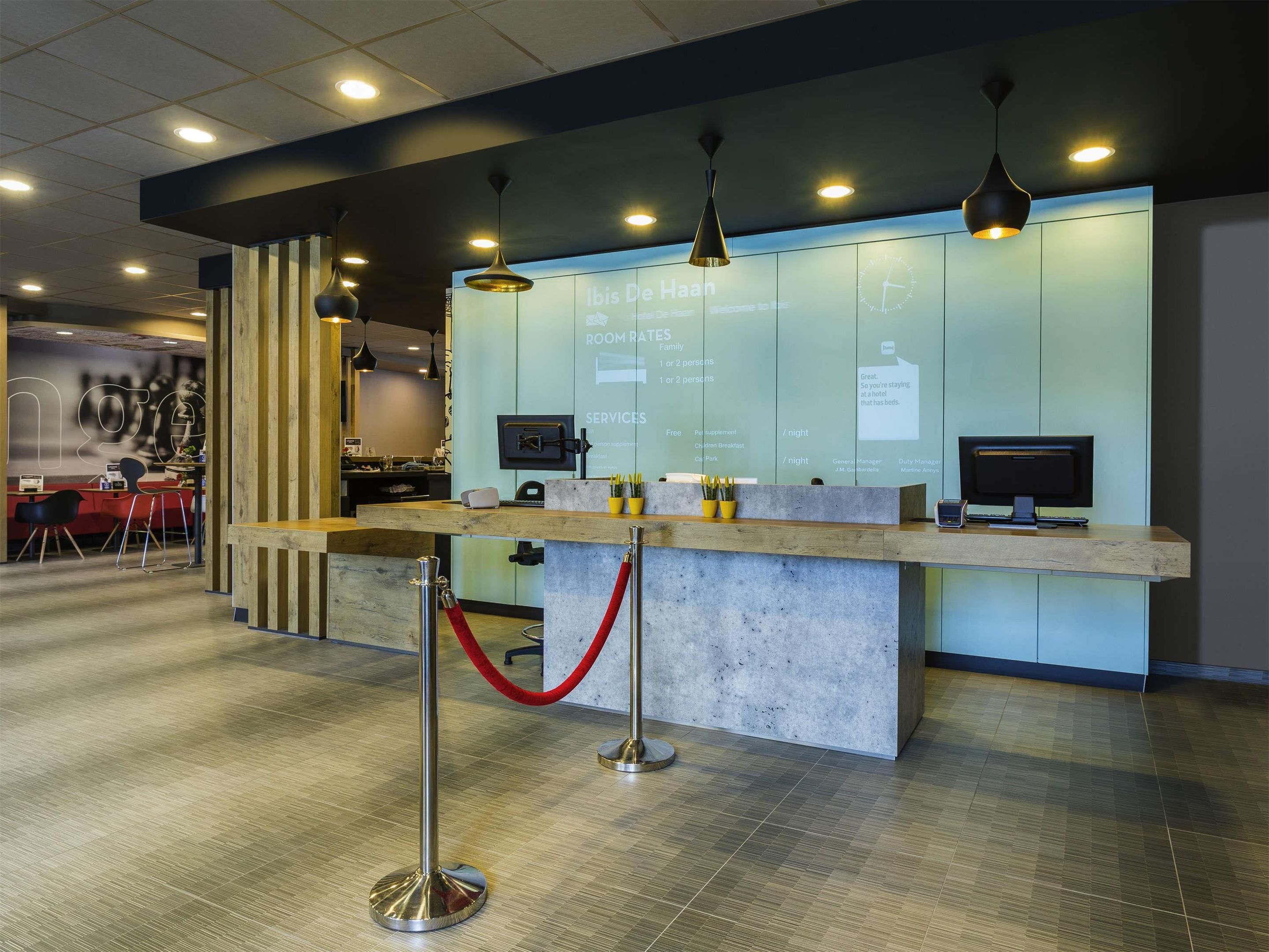 Front desk